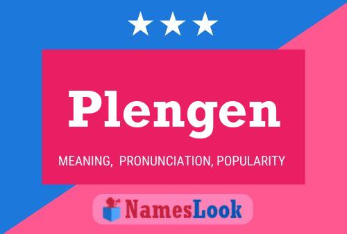 Plengen Namensposter