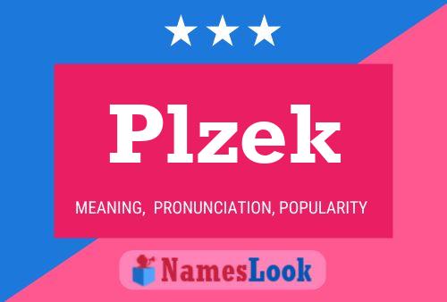 Plzek Namensposter