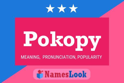 Pokopy Namensposter