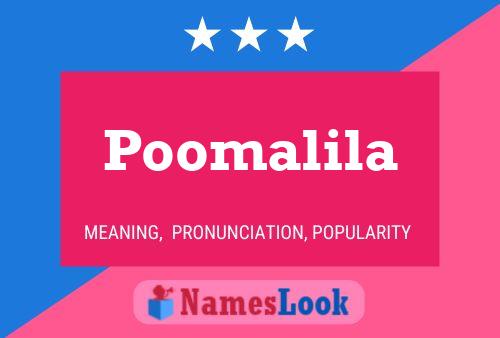 Poomalila Namensposter