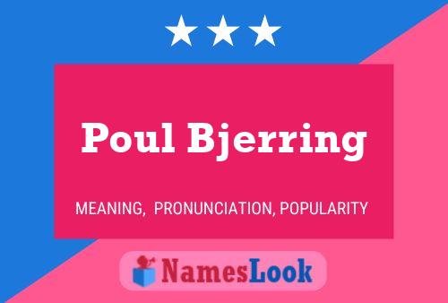 Poul Bjerring Namensposter