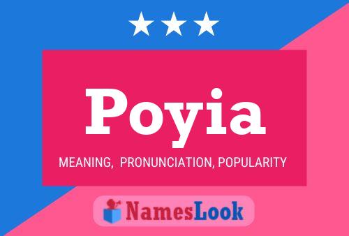 Poyia Namensposter