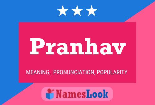 Pranhav Namensposter