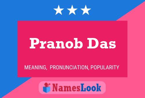 Pranob Das Namensposter