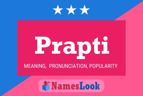 Prapti Namensposter