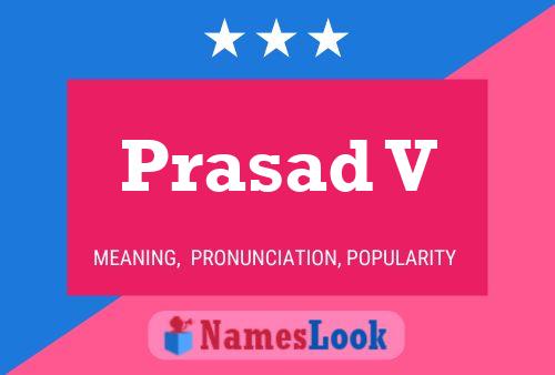 Prasad V Namensposter