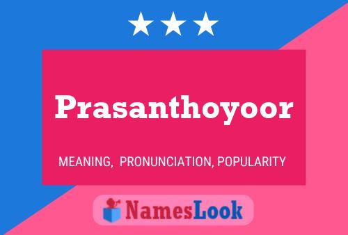 Prasanthoyoor Namensposter