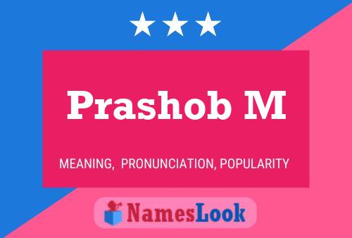 Prashob M Namensposter