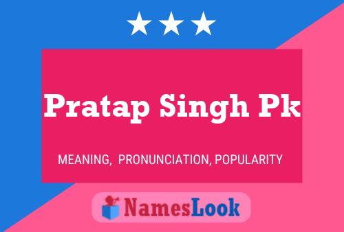 Pratap Singh Pk Namensposter