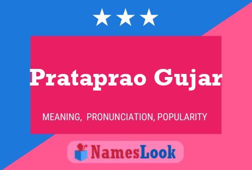 Prataprao Gujar Namensposter