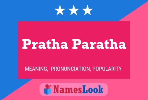 Pratha Paratha Namensposter