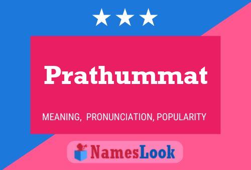 Prathummat Namensposter