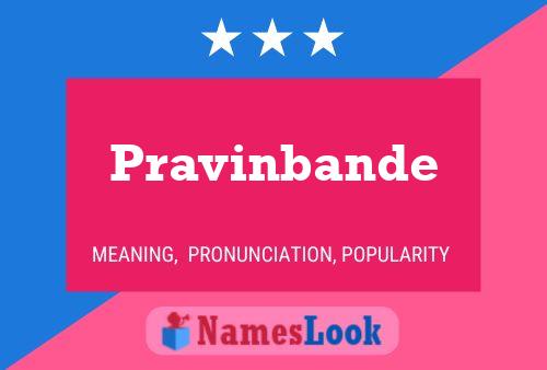 Pravinbande Namensposter