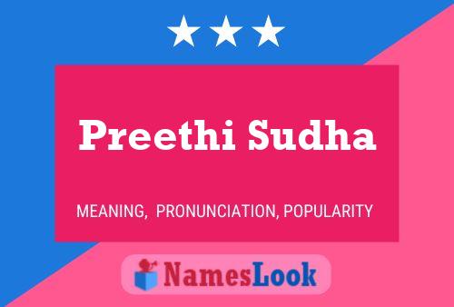 Preethi Sudha Namensposter