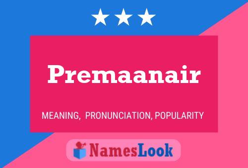 Premaanair Namensposter