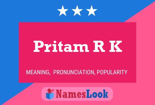 Pritam R K Namensposter