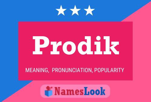 Prodik Namensposter