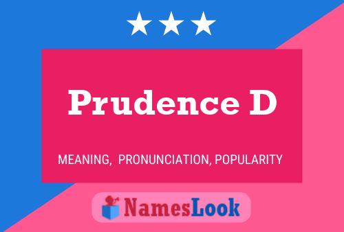 Prudence D Namensposter