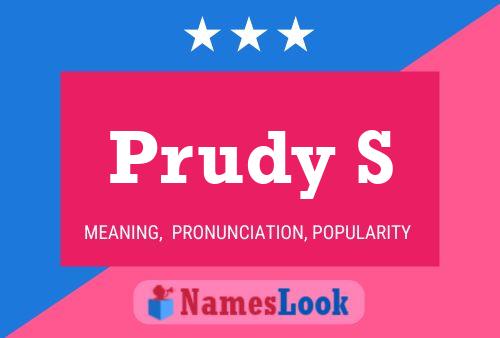 Prudy S Namensposter