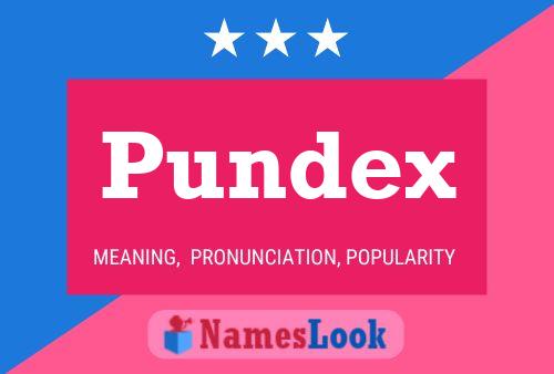 Pundex Namensposter