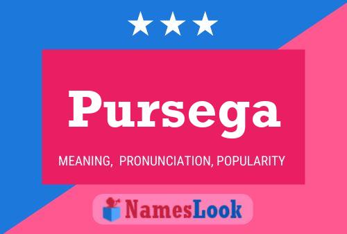 Pursega Namensposter