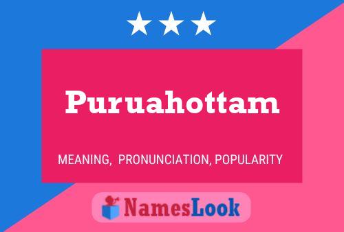 Puruahottam Namensposter