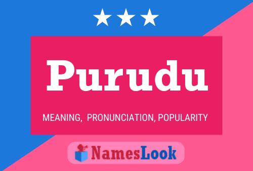 Purudu Namensposter