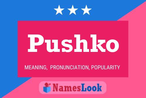 Pushko Namensposter