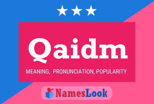 Qaidm Namensposter