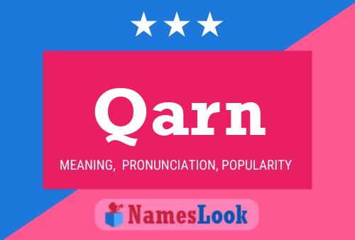 Qarn Namensposter