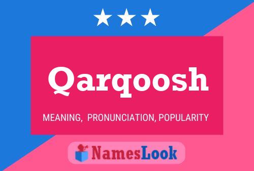 Qarqoosh Namensposter