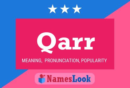 Qarr Namensposter