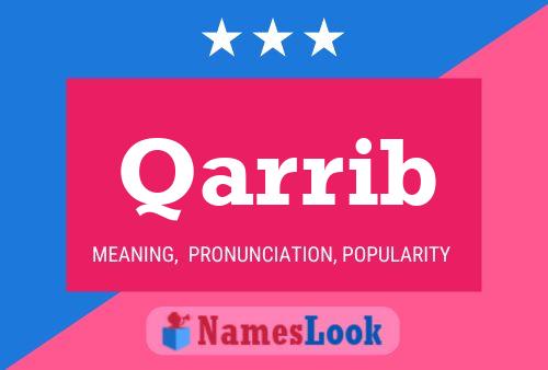 Qarrib Namensposter