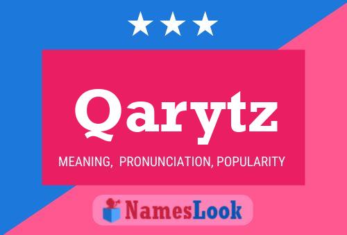 Qarytz Namensposter