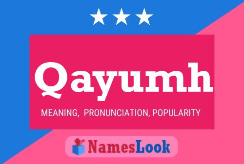 Qayumh Namensposter