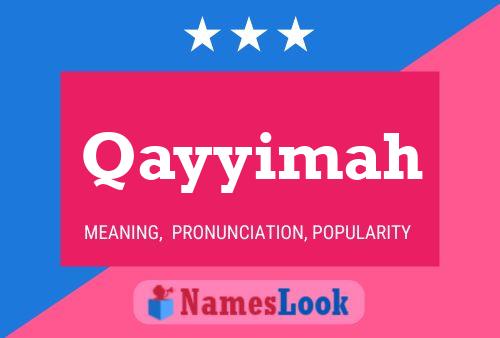 Qayyimah Namensposter