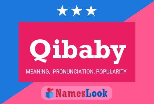 Qibaby Namensposter