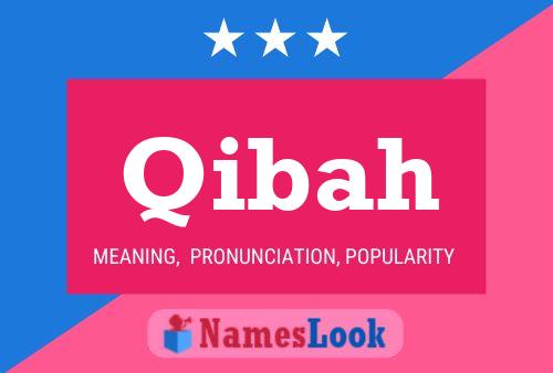 Qibah Namensposter