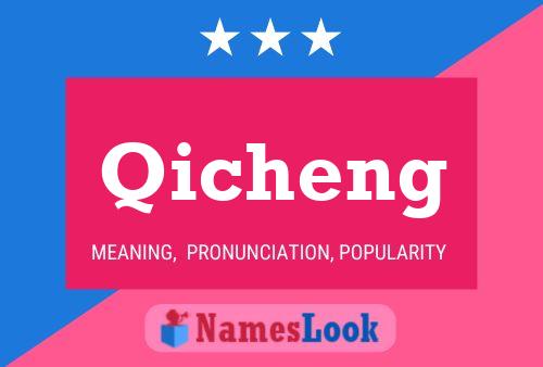 Qicheng Namensposter