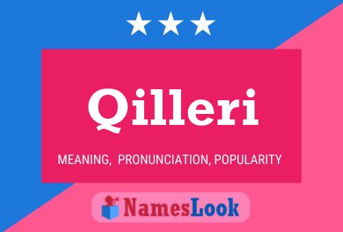 Qilleri Namensposter