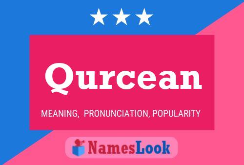 Qurcean Namensposter