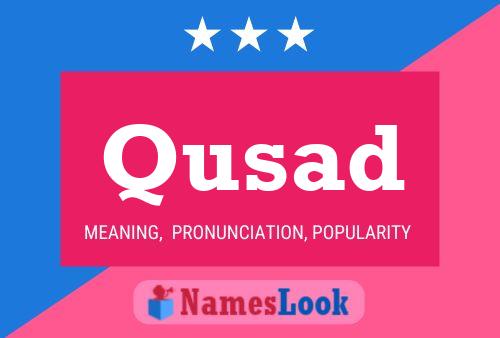 Qusad Namensposter