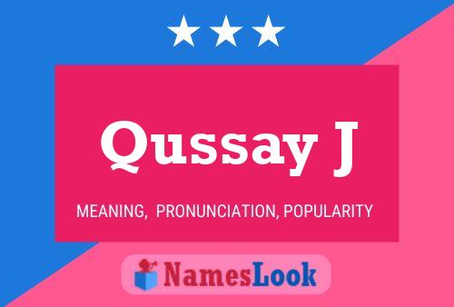 Qussay J Namensposter