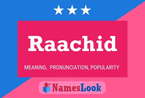 Raachid Namensposter