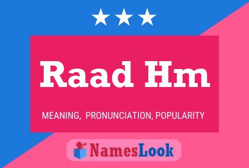 Raad Hm Namensposter