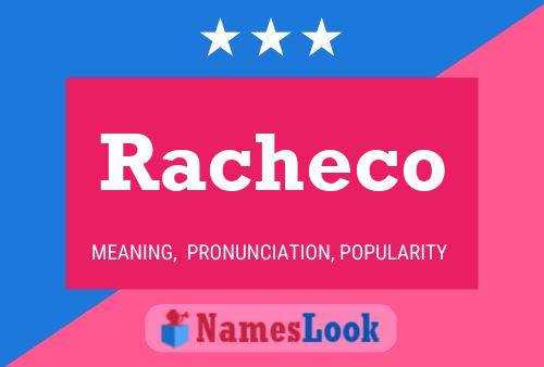 Racheco Namensposter