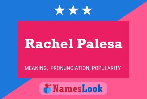 Rachel Palesa Namensposter