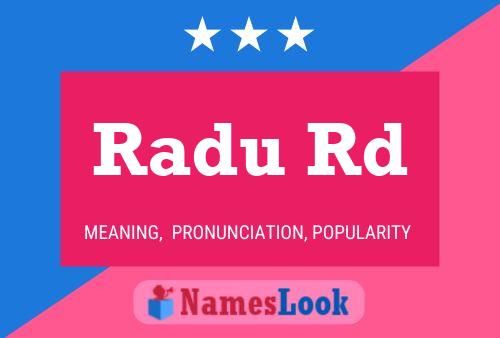 Radu Rd Namensposter