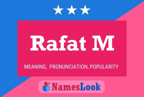 Rafat M Namensposter