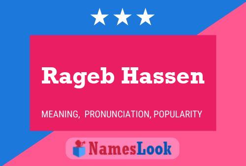 Rageb Hassen Namensposter